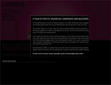 Tablet Screenshot of lucideas.com